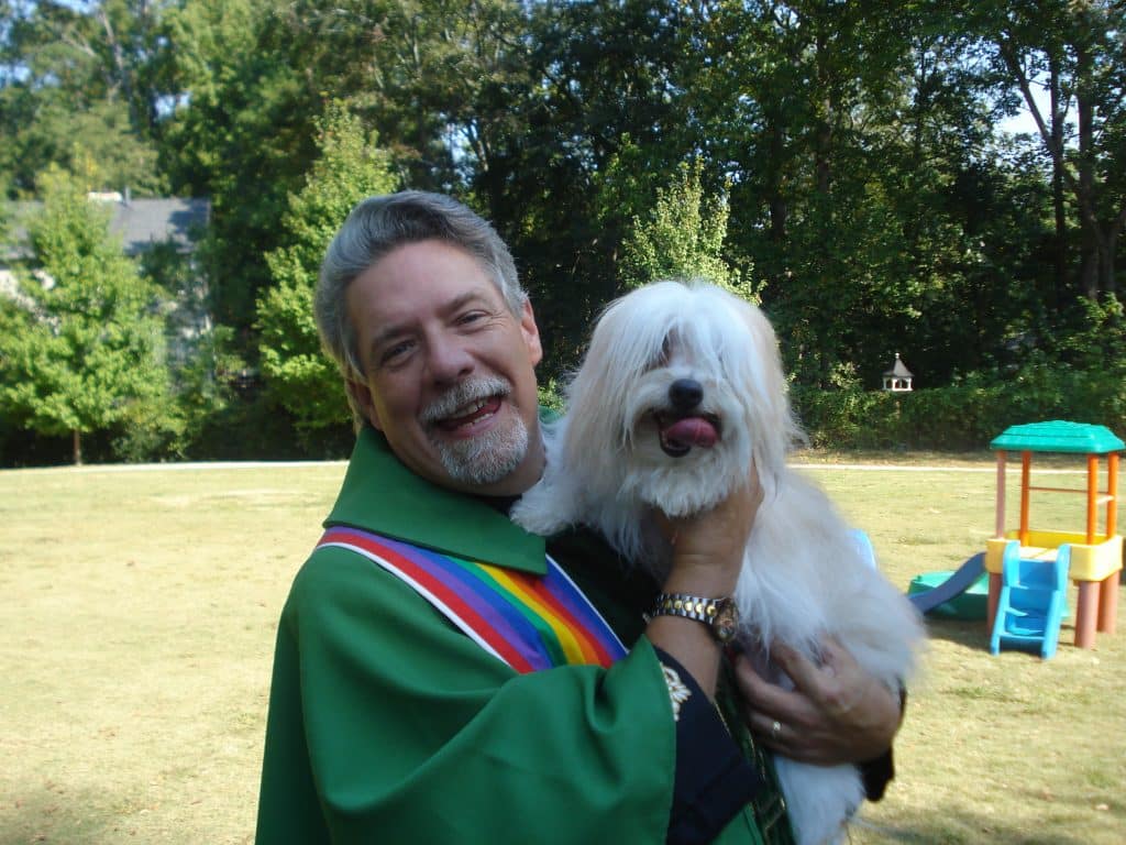Rev. Paul M. Turner with Bilbo