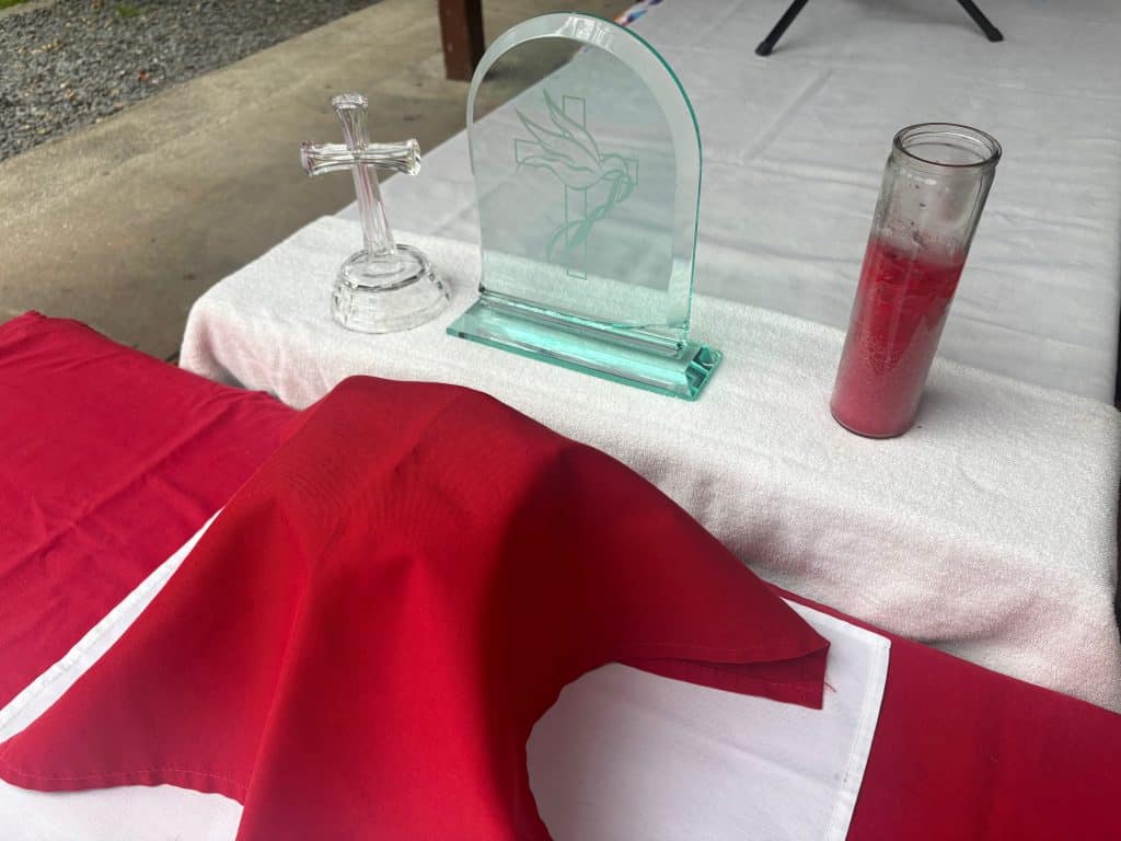 Pentecost altar